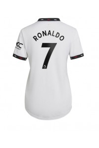 Manchester United Cristiano Ronaldo #7 Voetbaltruitje Uit tenue Dames 2022-23 Korte Mouw